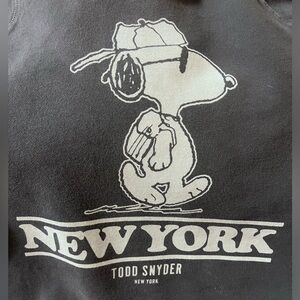 Todd Snyder X Peanuts the city collection sweatshirt